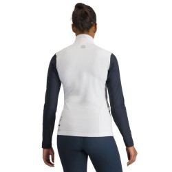 Tricotée femme Sportful Squadra W Jersey Blanc / Bleu galaxie